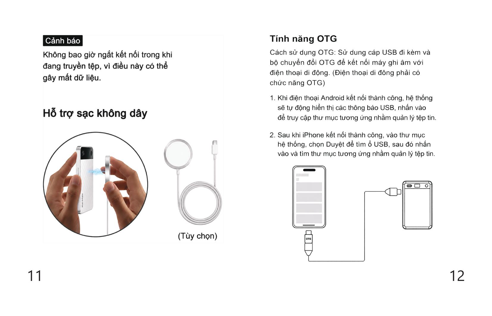 Máy Remin Note đặt trên đế sạc không dây MagSafe