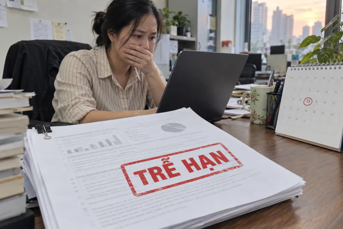 Quên hạn chót — Mất uy tín. Remin: Việc cần làm & người phụ trách.