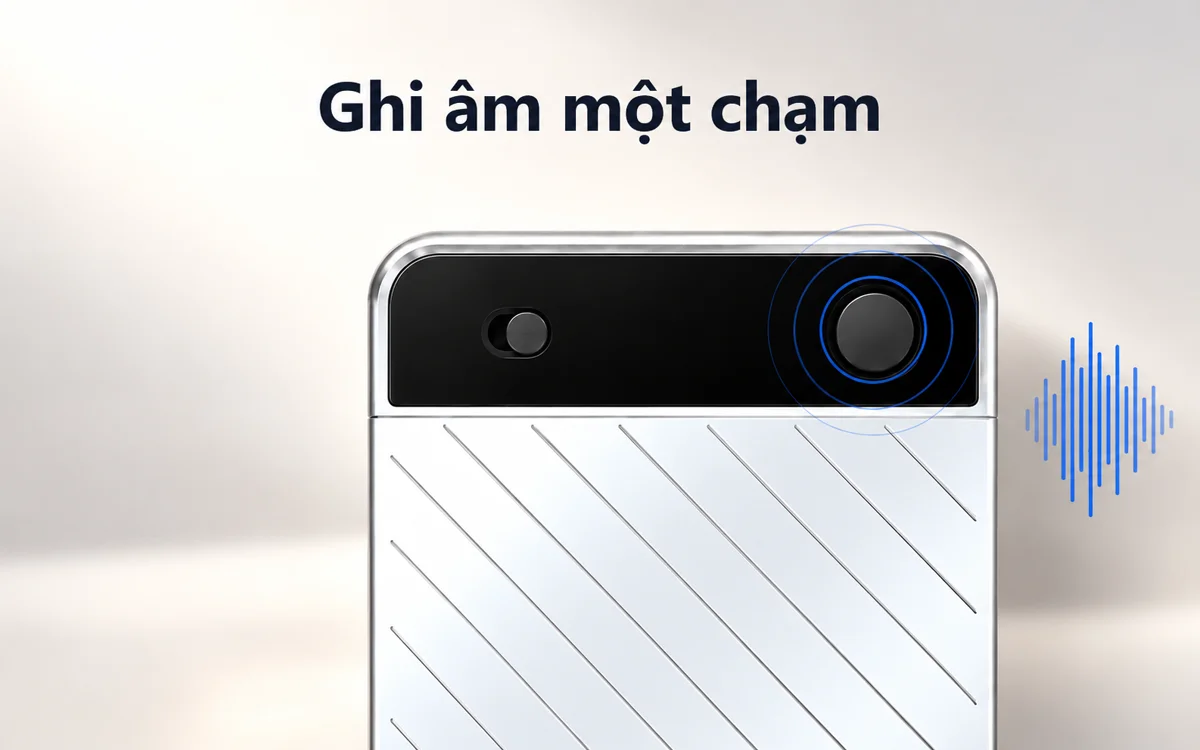Máy ghi âm AI Remin ghi âm chỉ với một chạm
